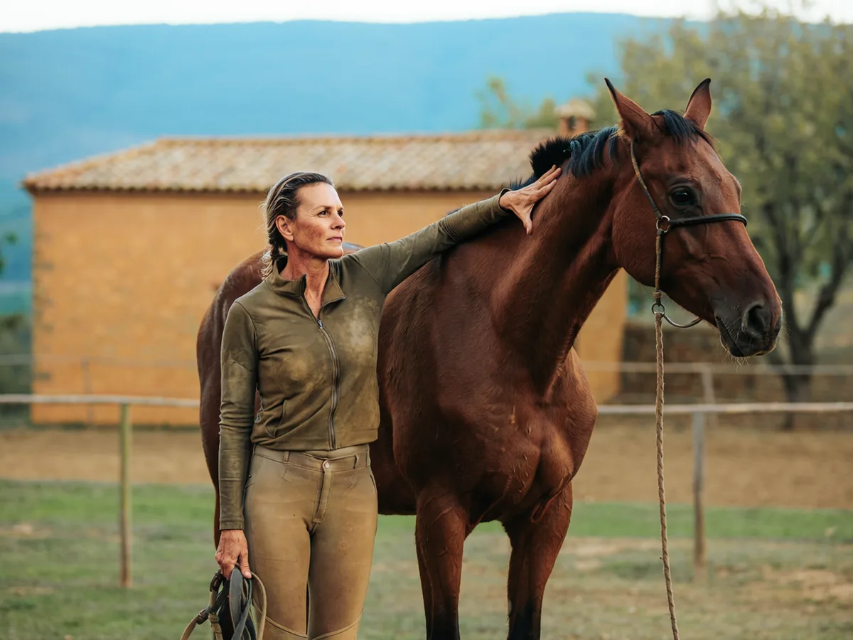 Cours d'équitation à Pommiers, Rhône
