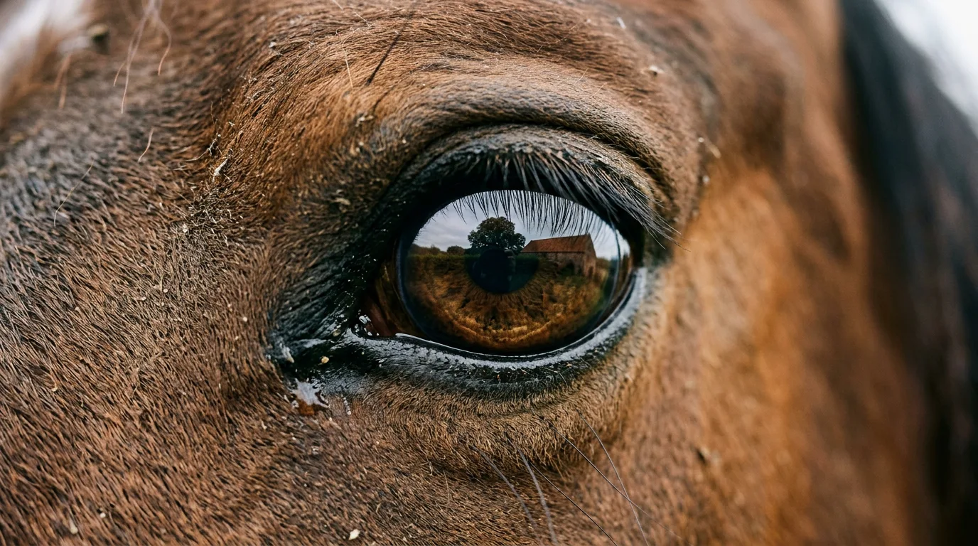 Un regard de cheval, Écuries Claude Vermorel, Pommiers